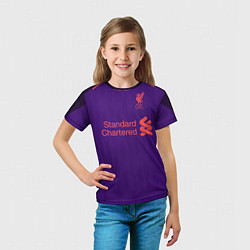 Футболка детская FC Liverpool: Salah Away 18/19, цвет: 3D-принт — фото 2