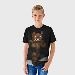 Футболка детская Minecraft: Freddy FNAF, цвет: 3D-принт — фото 2