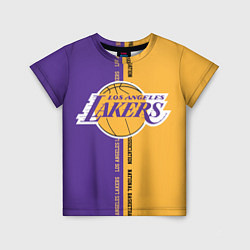 Футболка детская NBA: LA Lakers, цвет: 3D-принт