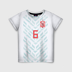 Детская футболка Iniesta Away WC 2018