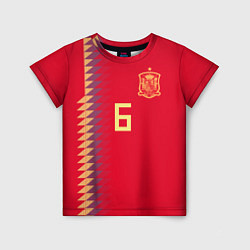 Детская футболка Iniesta Home WC 2018