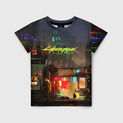 Детская футболка Cyberpunk 2077: Night City