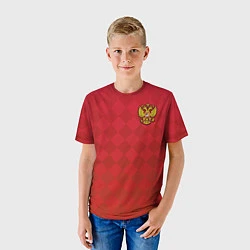 Футболка детская Форма сборной России, цвет: 3D-принт — фото 2