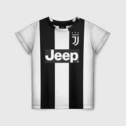 Футболка детская FC Juventus: Ronaldo Home 18-19, цвет: 3D-принт