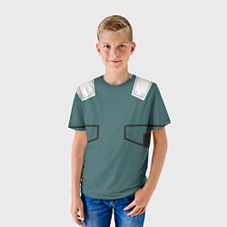 Футболка детская MHA IZUKU MIDORIYA, цвет: 3D-принт — фото 2