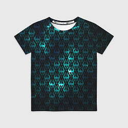 Футболка детская TES: Blue Pattern, цвет: 3D-принт