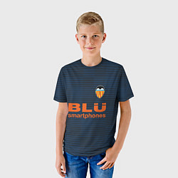 Футболка детская FC Valencia: Away 2018, цвет: 3D-принт — фото 2