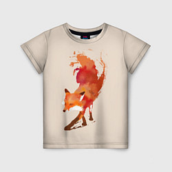 Детская футболка Paint Fox