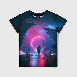 Детская футболка Любовь в космосе
