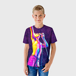 Футболка детская Bohemian Rhapsody: Neon Style, цвет: 3D-принт — фото 2