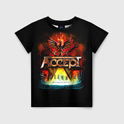 Детская футболка Accept: Flame Eagle