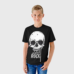 Футболка детская Let is Rock, цвет: 3D-принт — фото 2