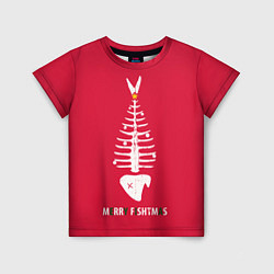 Детская футболка Merry Fishtmas