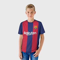 Футболка детская Barcelona home v2 19-20, цвет: 3D-принт — фото 2