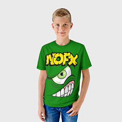 Футболка детская NOFX Face, цвет: 3D-принт — фото 2
