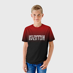 Футболка детская Led Zeppelin, цвет: 3D-принт — фото 2