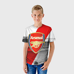 Футболка детская Arsenal, цвет: 3D-принт — фото 2