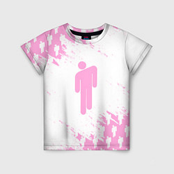 Детская футболка Billie Eilish: Pink Style