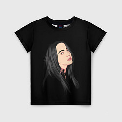 Футболка детская Billie Eilish: Black Style, цвет: 3D-принт