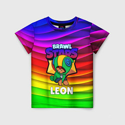 Детская футболка BRAWL STARS LEON