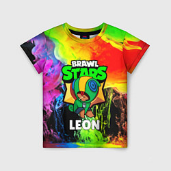 Детская футболка BRAWL STARS LEON