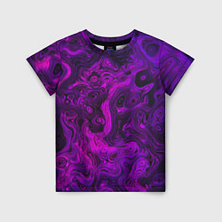 Футболка детская Abstract purple, цвет: 3D-принт