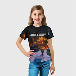 Футболка детская MINECRAFT, цвет: 3D-принт — фото 2