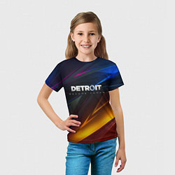 Футболка детская DETROIT BECOME HUMAN, цвет: 3D-принт — фото 2