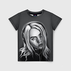 Футболка детская BILLIE EILISH, цвет: 3D-принт