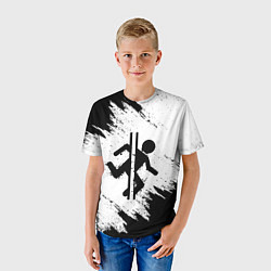 Футболка детская PORTAL, цвет: 3D-принт — фото 2