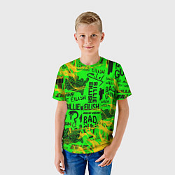 Футболка детская BILLIE EILISH, цвет: 3D-принт — фото 2