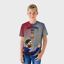 Футболка детская Messi, цвет: 3D-принт — фото 2