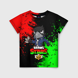 Футболка детская Brawl Stars Crow, цвет: 3D-принт