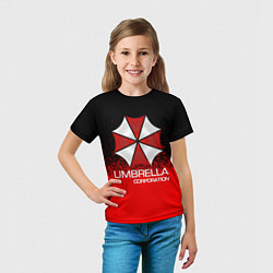 Футболка детская UMBRELLA CORP, цвет: 3D-принт — фото 2