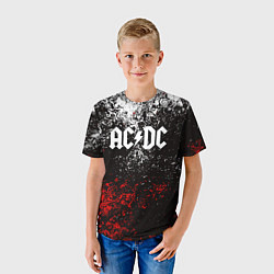 Футболка детская AC DC, цвет: 3D-принт — фото 2