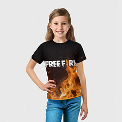 Футболка детская FREE FIRE, цвет: 3D-принт — фото 2
