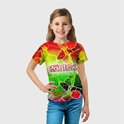 Футболка детская Роблокс, цвет: 3D-принт — фото 2