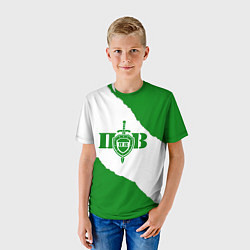 Футболка детская Пограничные Войска, цвет: 3D-принт — фото 2