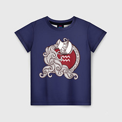 Детская футболка Водолей Знак Зодиака