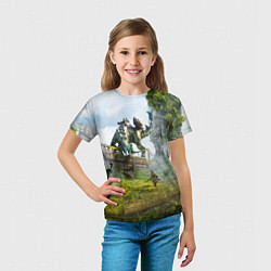 Футболка детская HORIZON ZERO DAWN 2020, цвет: 3D-принт — фото 2