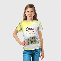 Футболка детская Куба, цвет: 3D-принт — фото 2