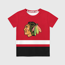 Футболка детская Chicago Blackhawks, цвет: 3D-принт