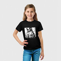 Футболка детская Невероятные приключения джоджо, цвет: 3D-принт — фото 2