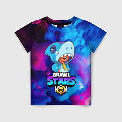 Детская футболка BRAWL STARS LEON SHARK