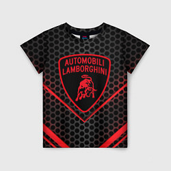 Футболка детская Lamborghini, цвет: 3D-принт