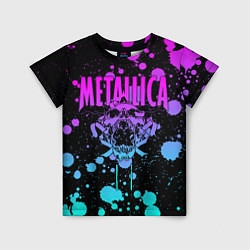 Футболка детская Metallica, цвет: 3D-принт
