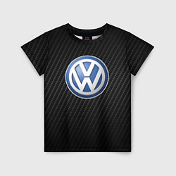 Футболка детская Volkswagen Logo, цвет: 3D-принт