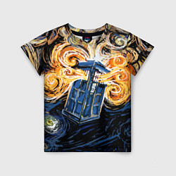 Детская футболка Van Gogh Tardis