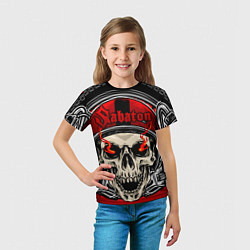 Футболка детская SABATON, цвет: 3D-принт — фото 2