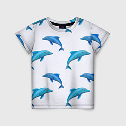 Детская футболка Рай для дельфина